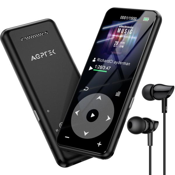 【ストレージUP】 MP3プレーヤー Bluetooth5.3 内蔵32GB AGPTEK HIFI...