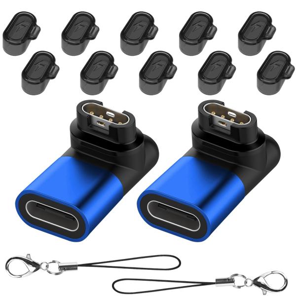 Seltureone【2+10セット】Garmin(ガーミン)用変換アダプター（2個）L型 Type...