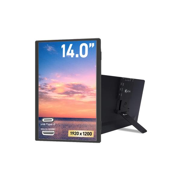 モバイルモニター 14インチ On-Lap M141E オンラップ FHD 1920×1200 縦置...
