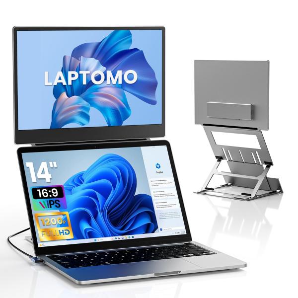 デュアルディスプレイ ダブルモニター トリプルモバイルモニター 14インチ 120%s