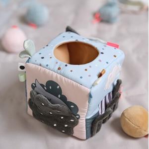 Done by Deer 布製玩具 仕掛けおもちゃ ディスカバリーキューブ ディアフレンズ カラーミ...