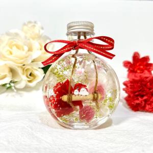 カーネーション シマエナガ ハーバリウム プリ...の詳細画像3