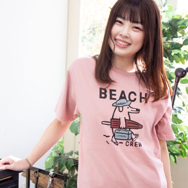 【LUMBER】BEACH DOG  Tシャツ  241441