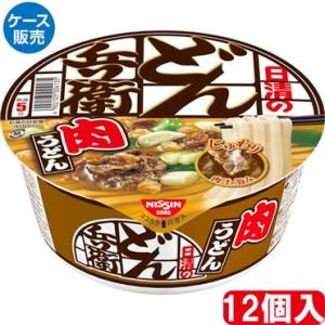 【Go In Eat】【ケース販売】日清食品 日清のどん兵衛 肉うどん 87g×12個入｜lumi-tech2