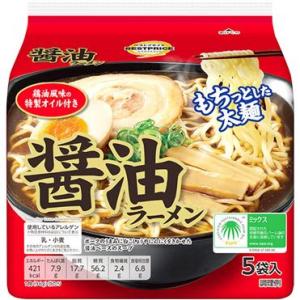 【Go In Eat】トップバリュベストプライス 醤油ラーメン 96g×5袋