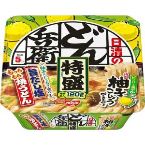 【Go In Eat】日清食品 日清のどん兵衛 特盛 柚子こしょうで食べる旨だし塩焼うどん [ピリッ...