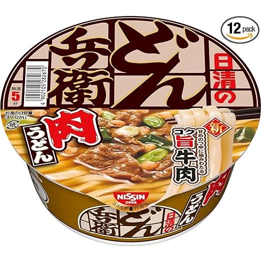 【Go In Eat】日清食品 日清のどん兵衛 肉うどん [甘めのつゆに染みわたるコク旨牛肉] カッ...