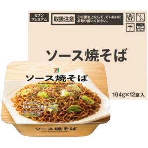 【Go In Eat】セブンプレミアム　ソース焼そば　１ケース（１０４ｇ　１２コ入）｜lumi-tech2