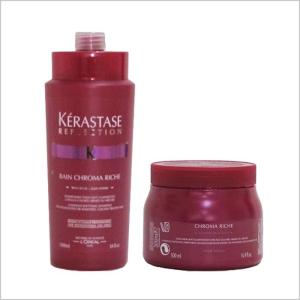 ▼お得な2本セット▼バン クロマ リッシュ 1000ml・マスク クロマ リッシュ490g【ケラスターゼ KERASTASE】【リフレクション REFLECTION(RF)】｜lumiaile