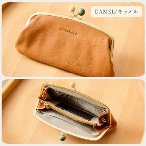 財布 レディース 長財布 がま口 革 レザー ...の詳細画像5