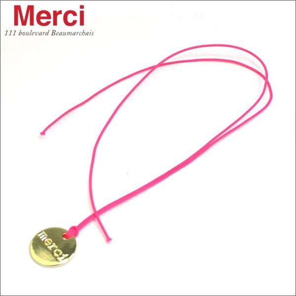 メルシー MERCI アクセサリー チョーカー ネックレス ブレスレット ロゴ コイン ブランド 2...