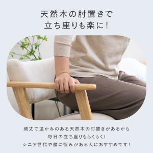 【新商品】 腰が軽くなる ローチェア 肘置き ...の詳細画像4