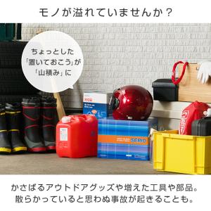 3色展開 ラック 屋外 物置 3段 幅90 収...の詳細画像4