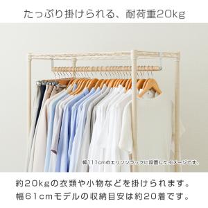 ラック パーツ ルミナスラテ 専用 ハンガーポ...の詳細画像3