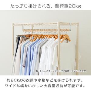 ラック パーツ ルミナスラテ 専用 ハンガーポ...の詳細画像3