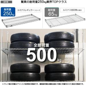 スチールラック 幅90cm 5段 ルミナスレギ...の詳細画像5