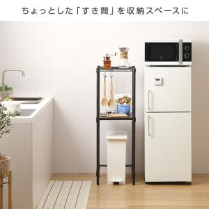 キッチンラック 幅40cm 2段 ルミナスノワ...の詳細画像3