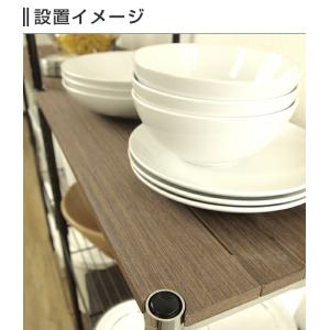 ルミナス ラック パーツ ウッドシェルフ 幅7...の詳細画像4