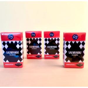 Fazer Salmiakki サルミアッキ  4箱×40gセット フィンランドのお菓子です