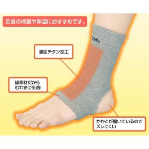 サポーター 足首 保護 保温 チタンサポーター...の詳細画像1