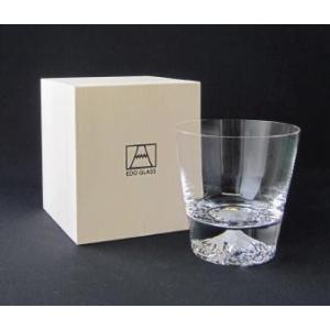 プレゼント ギフト 60代 70代 富士山グラス 田島硝子 ロックグラス 単品