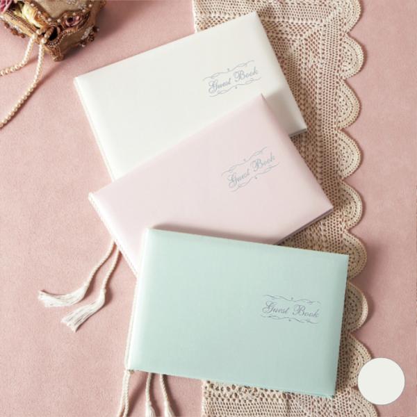【演出用品】ゲストブック ホワイト　1835【挙式・ブライダル・必需品】
