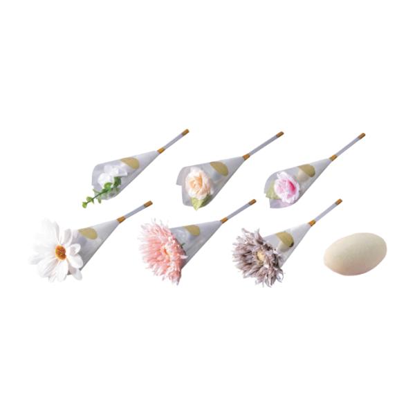 【プチギフト】クラシックモーヴバスケット　単品//con1279【ドラジェ・上品・可愛い】※5個以上...