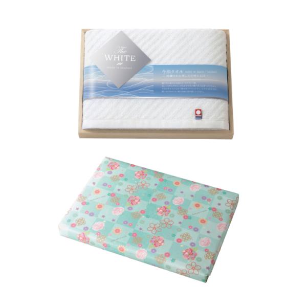 【引出物】今治TheWHITE（木箱）スリムバスタオル1P//F325【タオル・ギフト・今治】