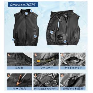 アウトレット品【服のみ】クールベスト 熱中症対...の詳細画像5