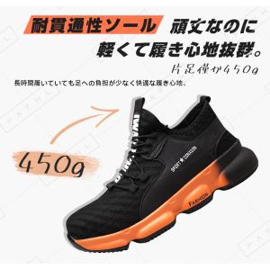 セーフティーシューズ スニーカー 安全靴 作業...の詳細画像4