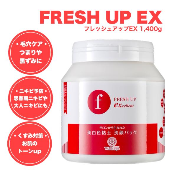 ルナレーナ 白色粘土洗顔料 ワーキーズ フレッシュアップEX 1400g