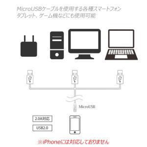 スマホ充電 Micro USB ケーブル マイ...の詳細画像2
