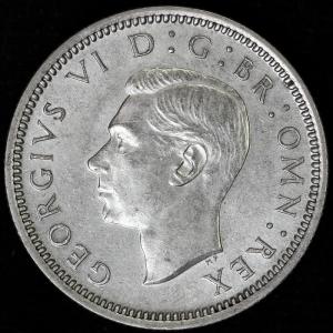 イギリス　ジョージ6世　1937年　6ペンス銀貨｜lunatrading