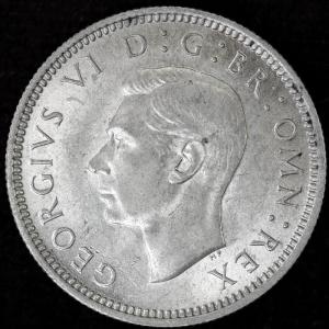 イギリス　ジョージ6世　1939年　6ペンス銀貨｜lunatrading