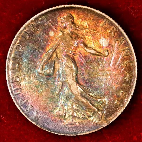 フランス　1904年　50サンチーム銀貨