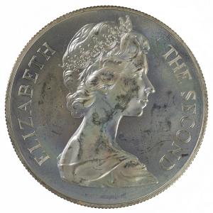 イギリス領セイロン島 ヴィクトリア ビクトリア 1890年 5セント銅貨