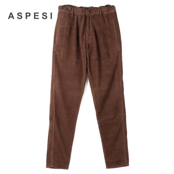 ASPESI / アスペジ ガーメントダイコットンコーデュロイドローコード付パンツ(PANTALON...