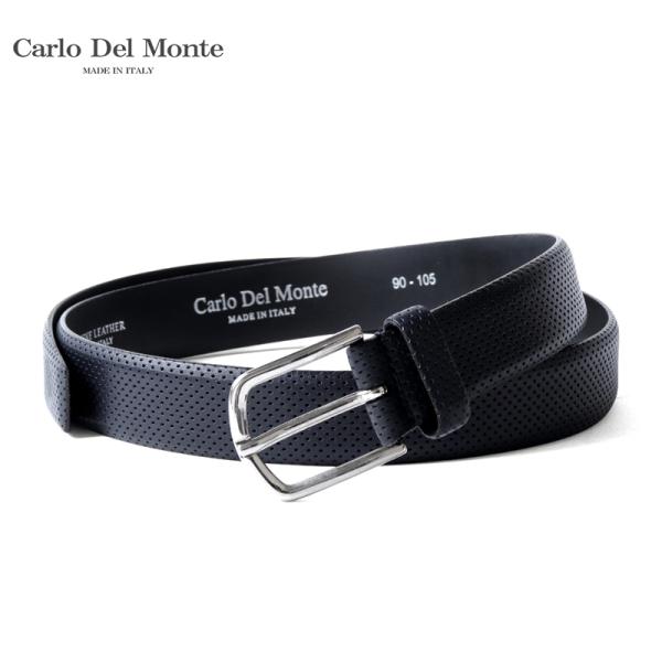 Carlo Del Monte / カルロデルモンテ カーフパンチングレザーベルト(J014-01)...