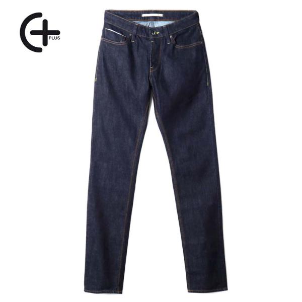 Ｃ＋ / シープラス コットンストレッチスリムテーパードセルビッチデニムパンツ （ディープインディゴ...