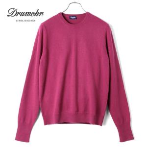 DRUMOHR（ドルモア） コットンメランジハイゲージ半袖スキッパーニット