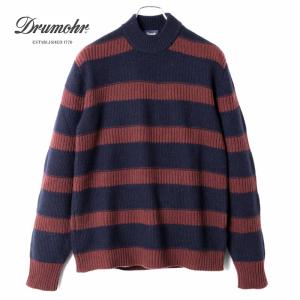 DRUMOHR（ドルモア） ケーブル編みカシミヤミドルゲージタートルネック