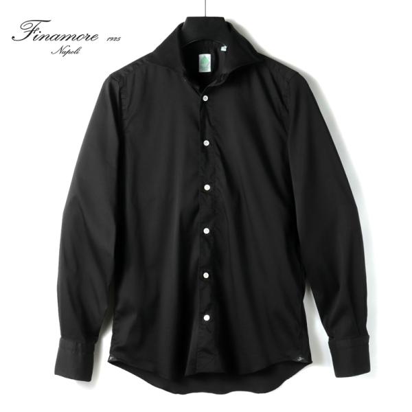 FINAMORE / フィナモレ テクノコットンストレッチスムースワンピースカラーシャツ(C0349...