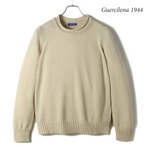 Guercilena 1944 / グエルチレーナカシミヤミドルゲージロールネックニット(CR454)（ベージュ）｜lunedomenica