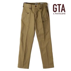 GTA（ジーティーアー） 秋冬 製品染めコットンストレッチ細畝