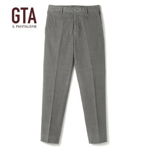 G.T.A.◆48◆グレー スリム ストレッチ コットン パンツ◆スラックス GTA（ジーティーアー） GTA / ジーティーアーガーメントダイコットン