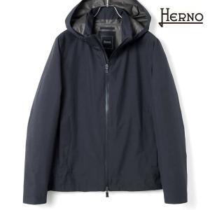 HERNO / ヘルノGORE-TEX PACLITEフーデッドブルゾン(GI00103UL/Laminar)（ネイビー）｜lunedomenica