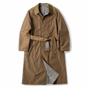 【美品】INVERTERE インバーティア　ロングダッフルコート　ヘリンボーン INVERTERE（インバーティア） INVERTERE ／ JOSHUA ELLISウール