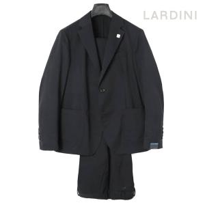 LARDINI / ラルディーニポリエステルメッシュストレッチ3Bスーツ(TRAVEL)（ネイビー）｜lunedomenica