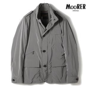 MOORER / ムーレー撥水ナイロンポリエステルフィールドジャケット(PORTO-OS)（BEIGE）｜lunedomenica