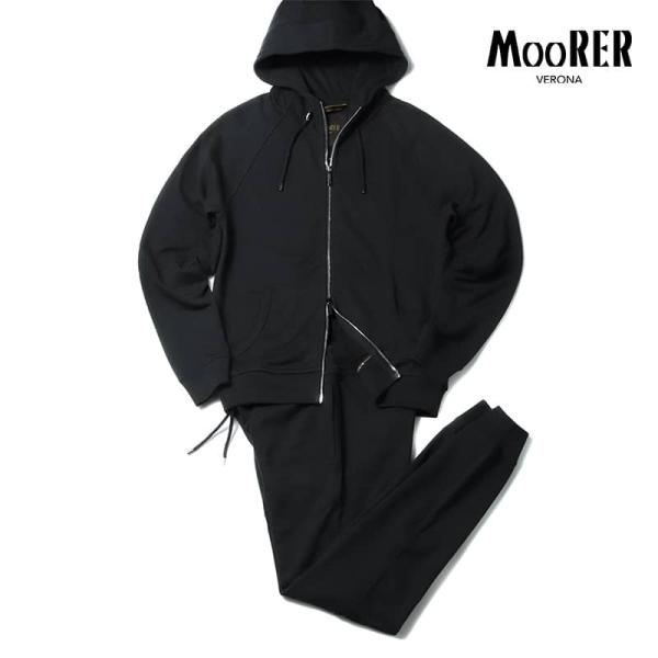 MOORER / ムーレーループバックコットンスウェットセットアップ(NORCIA TUTA-RAF...